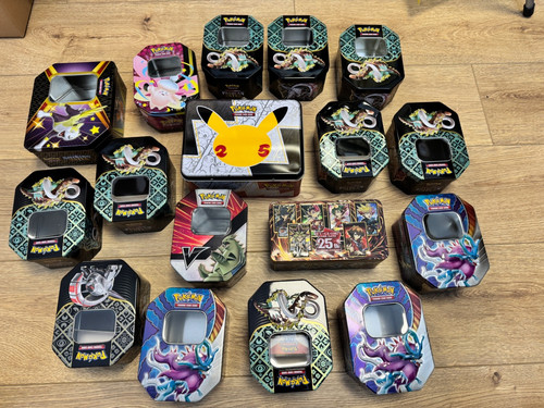 Pokemon mini tins leer - 17,