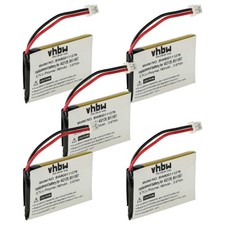 5x Akku für Plantronics CS60 Headset 180mAh