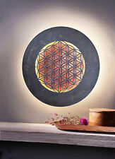 LED Wandleuchte Blume des Lebens Metall Leuchte Dekoration Lampe 32cm LED Deko
