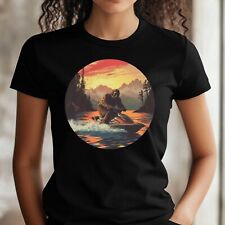 Frauen T-Shirt Bigfoot auf