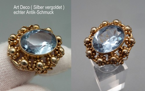 Cb35 art deco ring 55 - art,