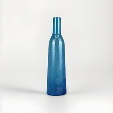 Große Glas Vase Flasche Design Vintage Deko 38cm Matt&Glänzend