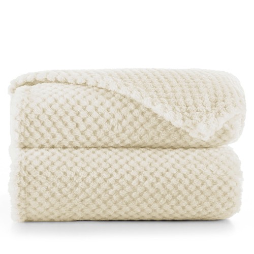 Kuscheldecke 70x150 beige - kuscheldecke,