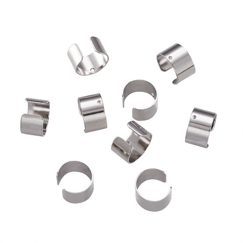 20x platin messing ohrring - platin,