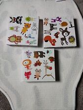 IKEA Kinder leinwand bilder 3er set 16x16cm  Zustand Sehr Gut