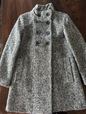 Damen Kurz Boucle Mantel