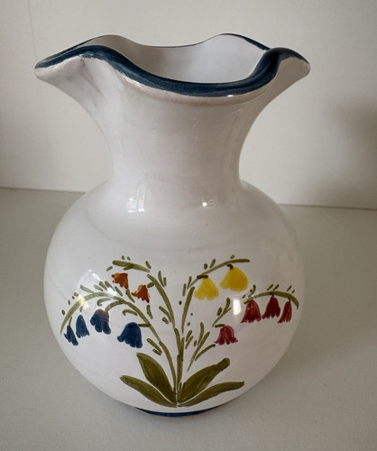 Keramikvase handbemalt