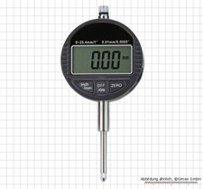 Digital-Messuhr, 25 x 0,01 mm