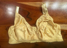 Naturana Bügel BH mit Lochspitze Glanz Gelb Gr.75 D