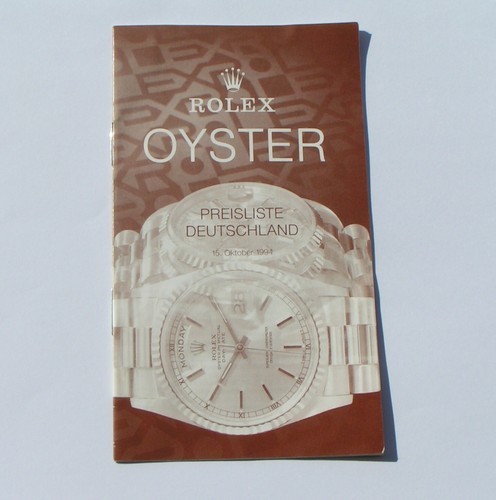 Rolex oyster preisliste - oyster,