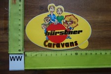Alter Aufkleber Camping Caravan Wohnwagen Reisemobil Caravaning BÜRSTNER (WWB)