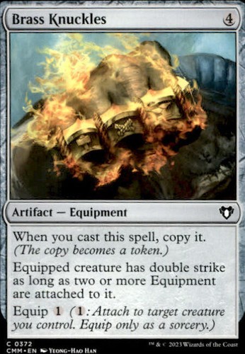 Mtg brass knuckles 372 - knuckles, #372