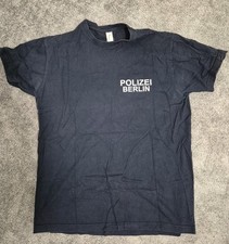 T-Shirt Polizei Berlin Gr. M blau