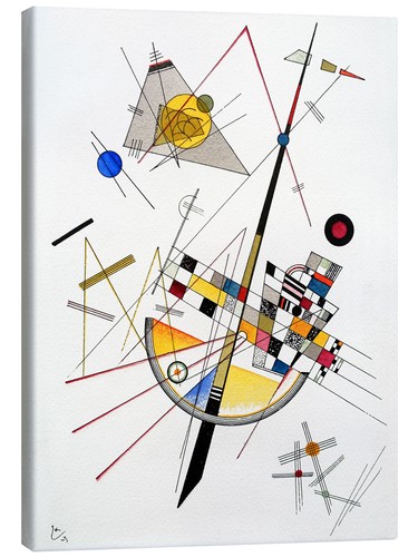 Leinwandbild zarte spannung - leinwandbild,