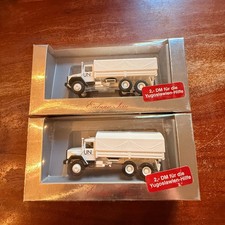 Herpa Exclusiv Serie Konvolut 2x UN IVECO Hauber Yugoslawien Hilfe  OVP 1:87 H0