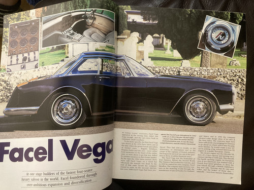 Facel vega seiten - :, 9-seiten-artikel
