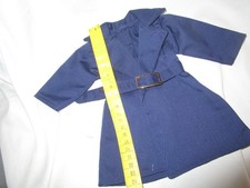 schöner Puppenmantel - Tenchcoat mit Gürtel für 45cm Puppen