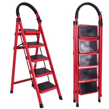 Haushaltsleiter Leiter Trittleiter Klappleiter Stehleiter Klapptritt 5 Stufen DE