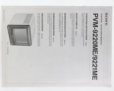 Bedienungsanleitung Sony Color