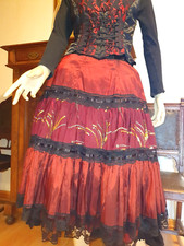 Rock Country Gr. 40 Stufenrock Western Country Line Dance Saloon Cowgirl Gothic