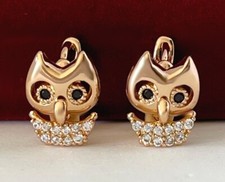 Luxus Eule Ohrringe Creole