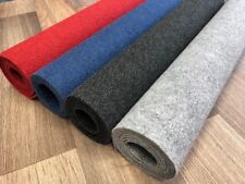 Teppichboden (4,90€/m²) Bodenbelag Nadelvlies Meterware 2m Breit in 4 Farben