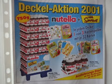 Ferrero Werbung 2001 / Nutella Deckel-Aktion 2001 - In jeden Deckel