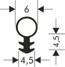Silikonschlauchdichtung-Fenste