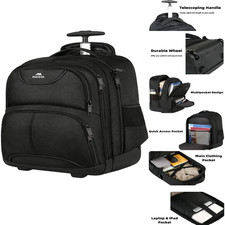 Laptop Rucksack mit Rollen