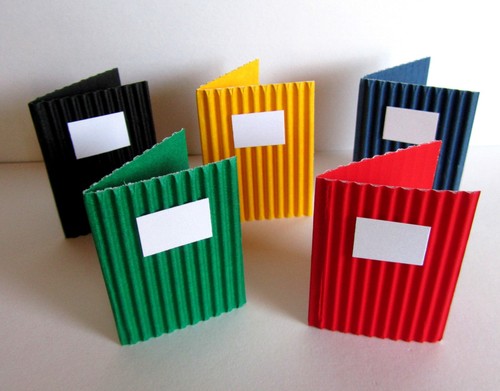 Deko schulhefte bunt - deko,