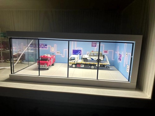 Diorama auto garage - diorama,