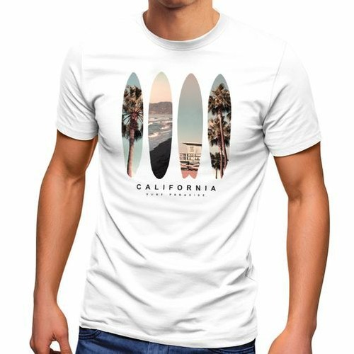 Herren shirt california surf - t-shirt,