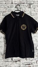 Versace Polo Shirt Herren Schwarz M Gold 