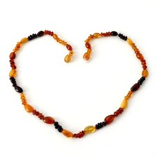 Bernstein Kette Halskette Amber Modern 100% Naturbernstein K573