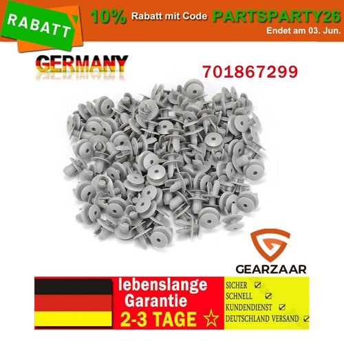 100x befestigung clips - 100x,