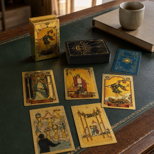 Tarotkartenset allsehenden - tarotkartenset, "allsehenden