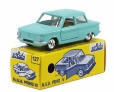 NSU Prinz IV Turquoise 1962 Club Solido 1:43 diecast miniatur auto 1271