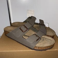Birkenstock Herrenschuhe Badelatschen  REGULAR Grau G.47 Neu