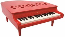 KAWAI Mini Flügel Musikinstrument Spielzeug P-32 Rot / S W/Abtastung # Japan Neu