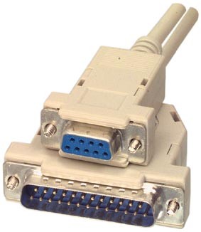 Kabel sub db25 stecker db9 - db25,
