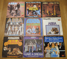 ABBA - KONVOLUT -9 X 7" - SINGLE - VG - VG+ -