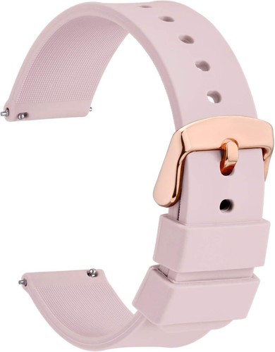 Silikon uhrenarmband mit rose - silikon,