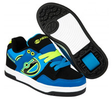 Heelys Flow Schuhe Sneaker mit Rolle schwarz-blau-lime