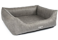 CopcoPet Hundebett Hundekissen Hundesofa Hugo Wildlederoptik Orthopädisch Visco