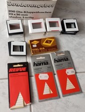 Dia Rahmen 46 Stk + Beschriftungs-Sticker - gebraucht