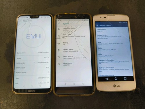 Smartphone konvolut cubot - u.a.,