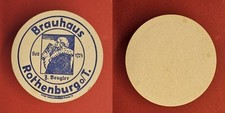 Rothenburg Beugler Brauerei Bierdeckel Bier