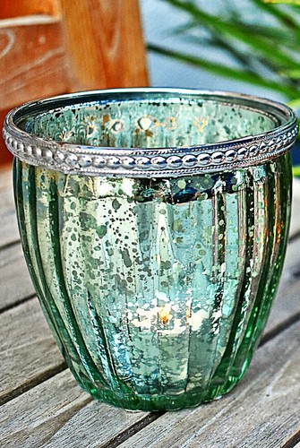 Windlicht glas - ❀,