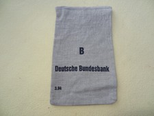 Geldsack Jute gebraucht  Aufdruck "B Deutsche Bundesbank 03/94"