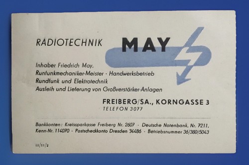 Werbe flyer radiotechnik may - flyer,